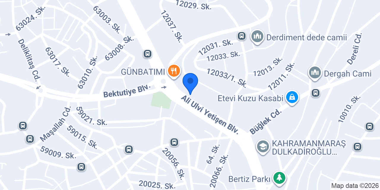 ARICIOĞLU PASTANESİ konumu