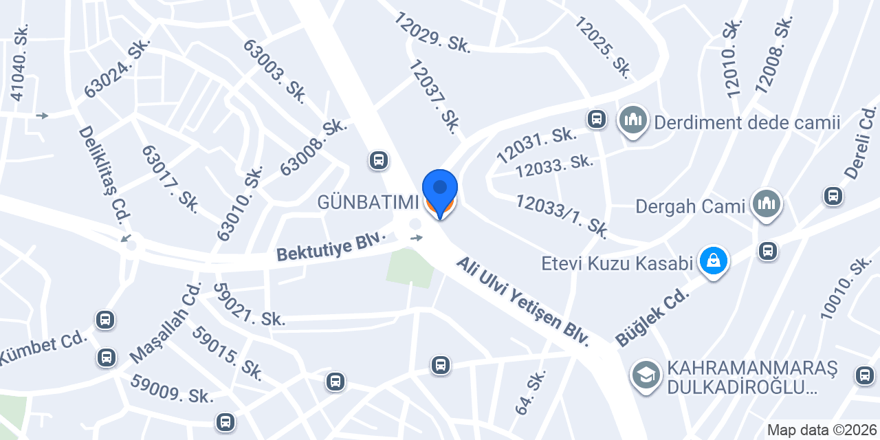 GÜNBATIMI konumu