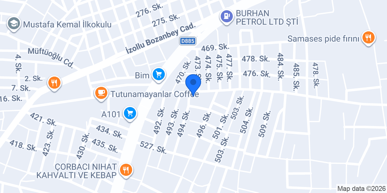 mimar izol konumu