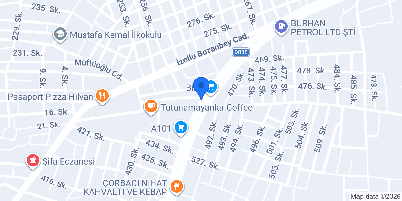 Gerger Tarım konumu