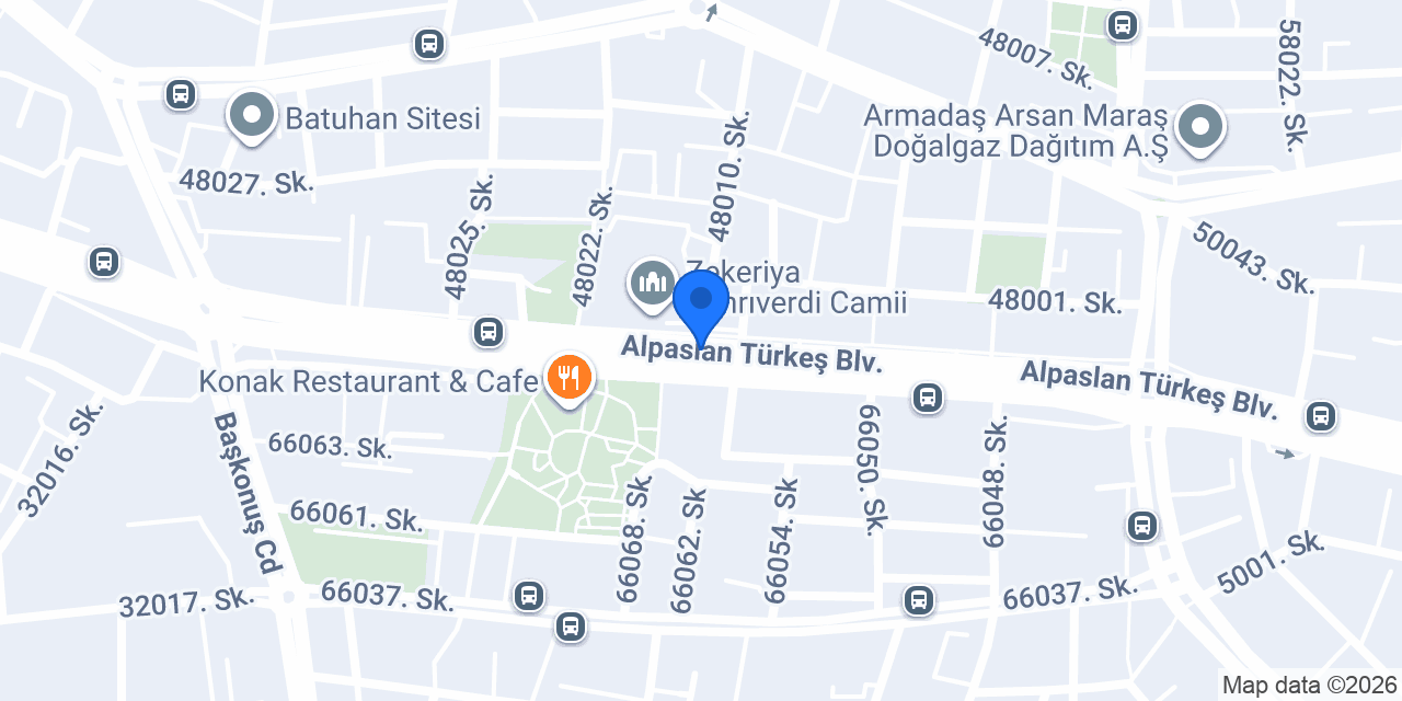 TDV Kahramanmaraş Kitap Kahve konumu
