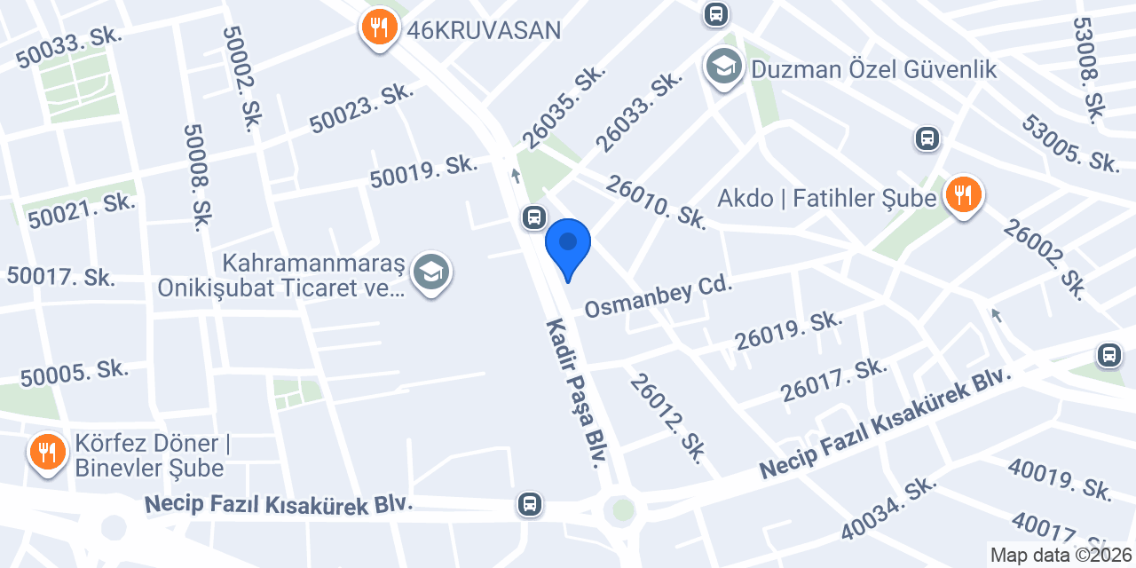 Bazlama gözleme konumu