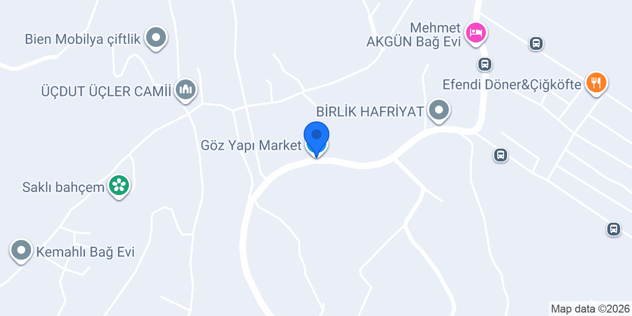 Göz Yapı Market konumu