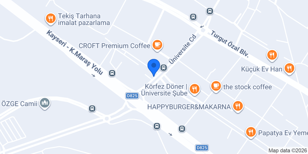 Fakülte taksi konumu
