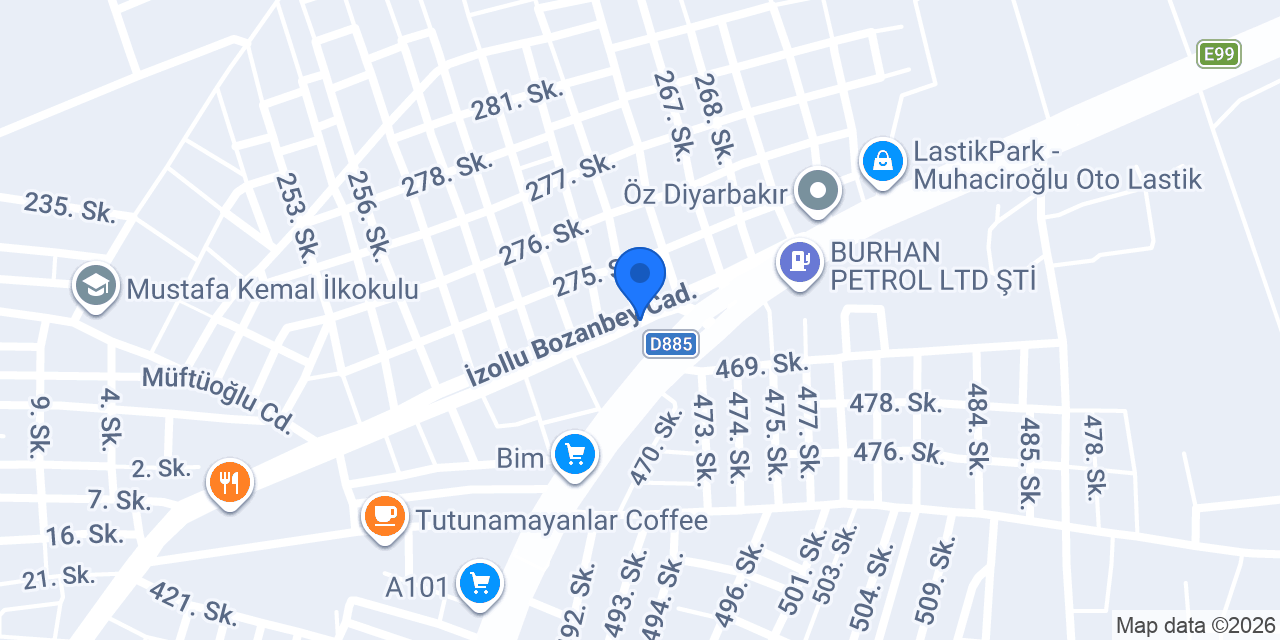 SÜREK TEKSTİL konumu