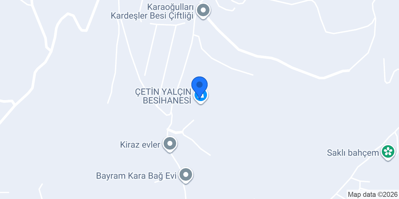 Çetin yalçın Besihanesi konumu