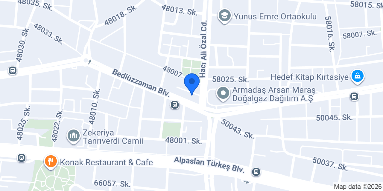KAHRAMANMARAŞ ETÜT MERKEZİ konumu