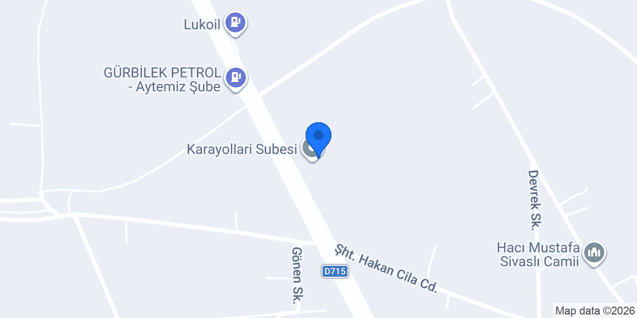 Karayollari Subesi konumu