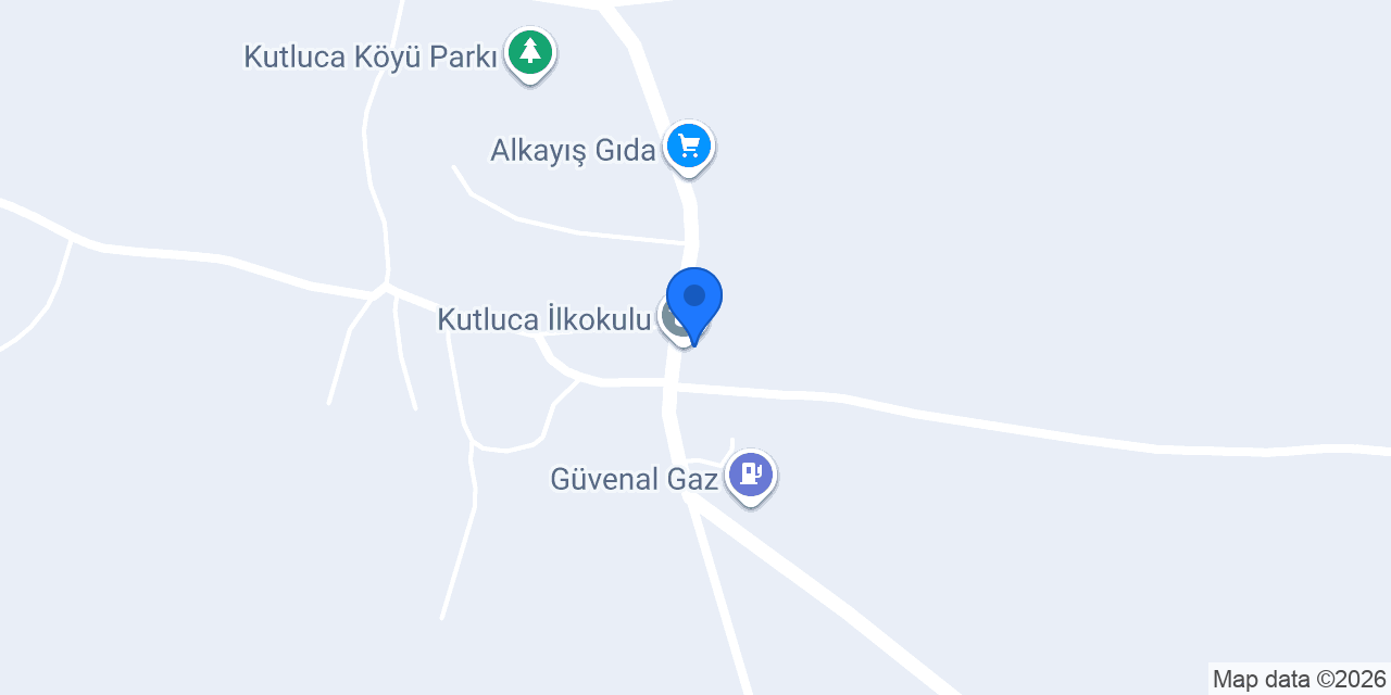 Kutluca İlkokulu konumu