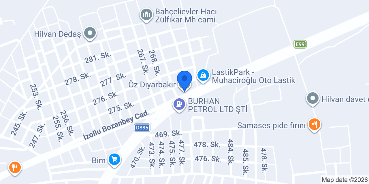 Öz Diyarbakır konumu