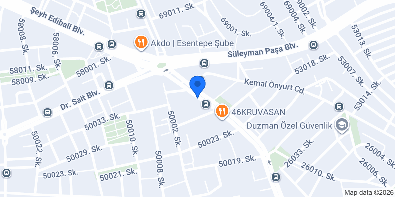 Asmay Dondurma Esentepe Şube konumu