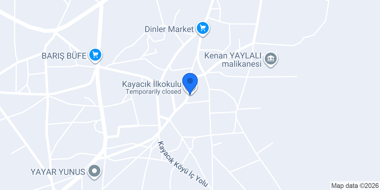 Kayacık İlkokulu konumu