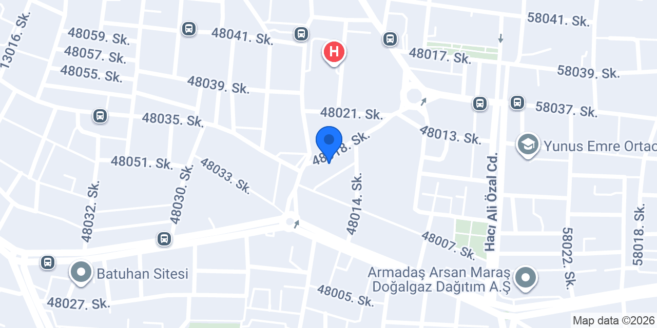 Erol Üniforma konumu
