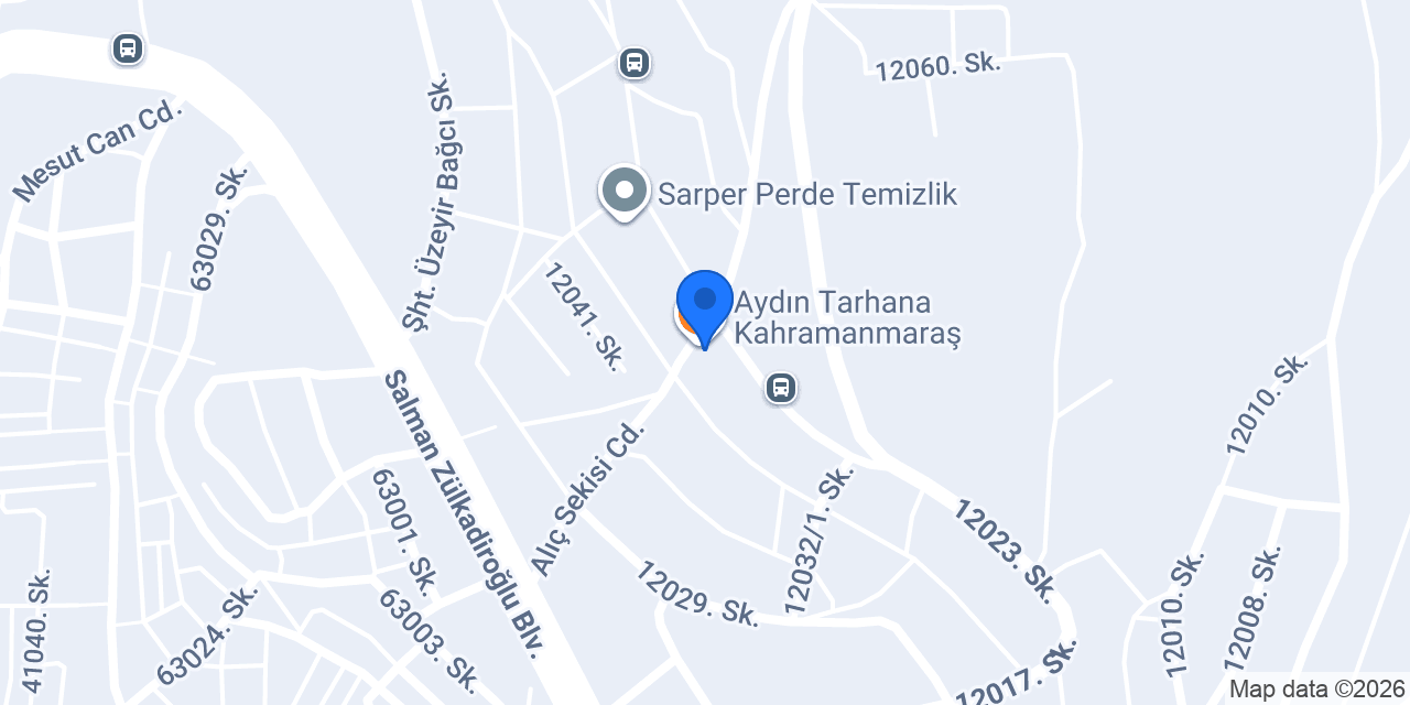 Aydın Tarhana Kahramanmaraş konumu