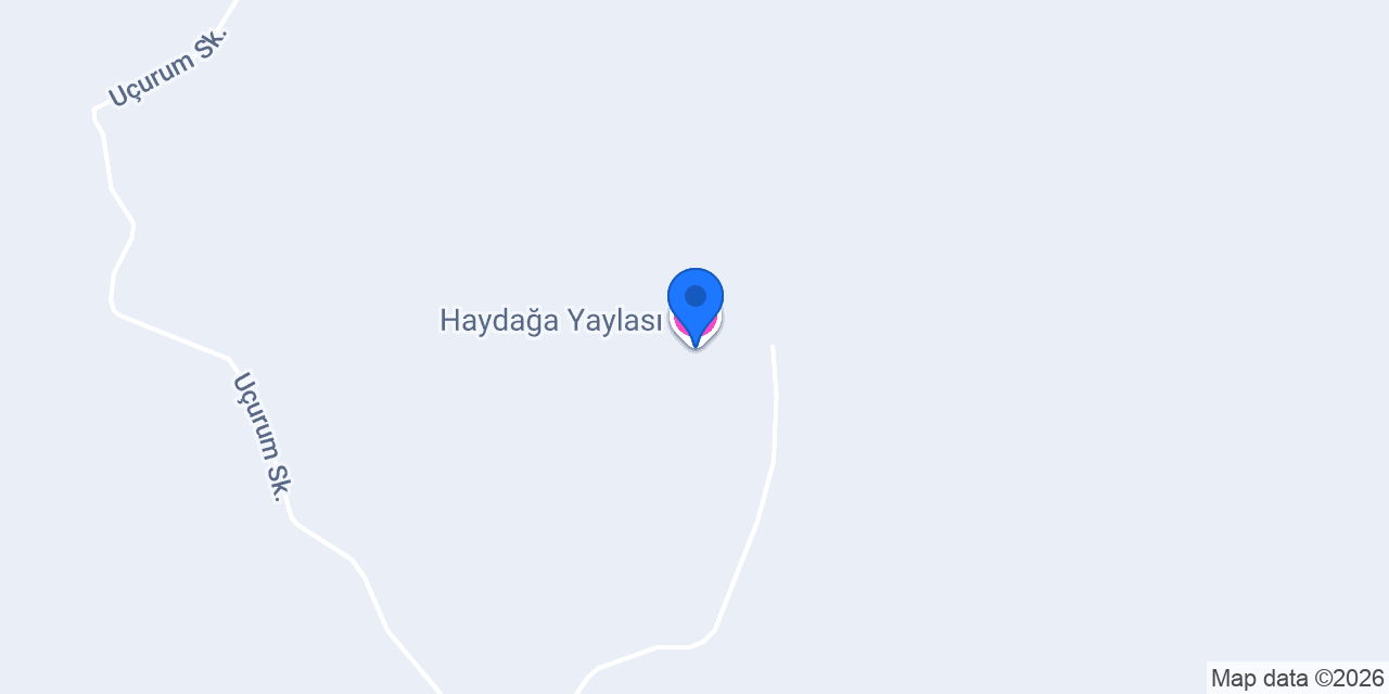 Haydağa Yaylası konumu