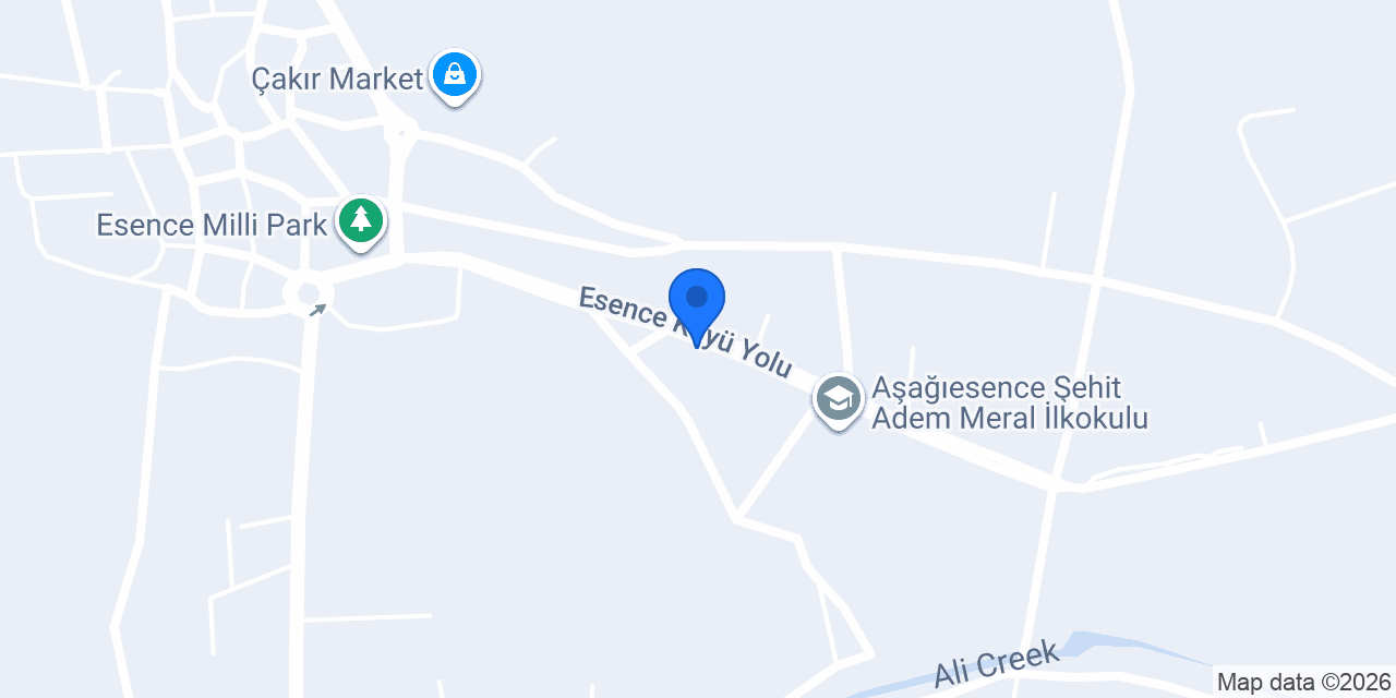 Esence Belediyesi konumu