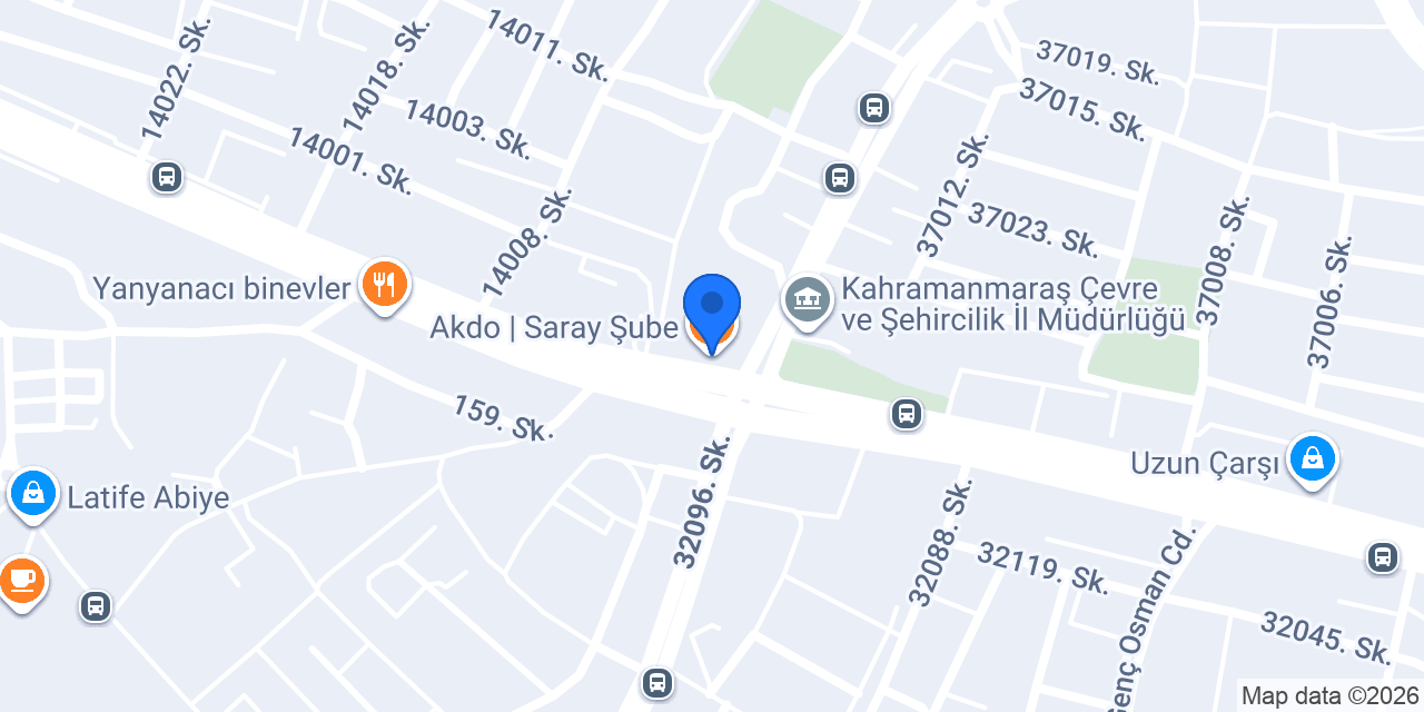 Akdo | Saray Şube konumu