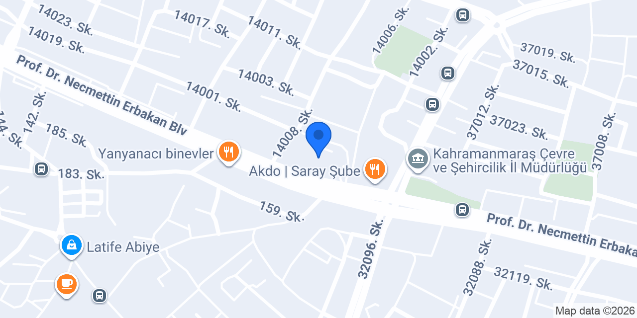 Kelebek Mobilya - Onikişubat konumu