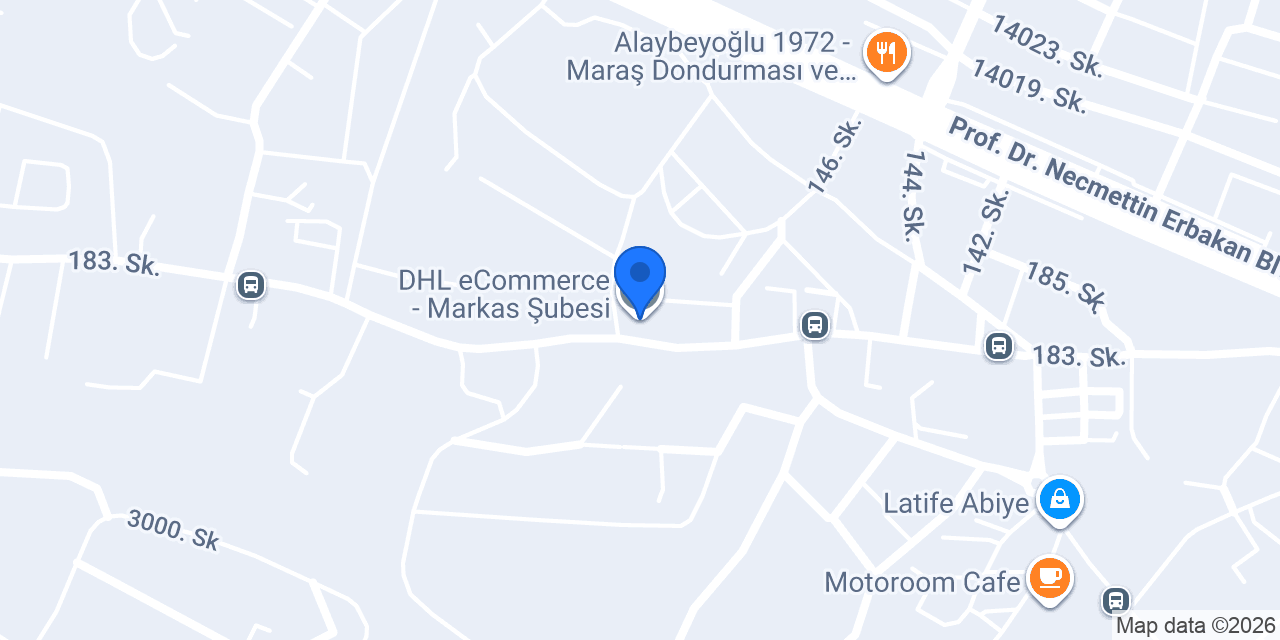 DHL eCommerce - Markas Şubesi konumu