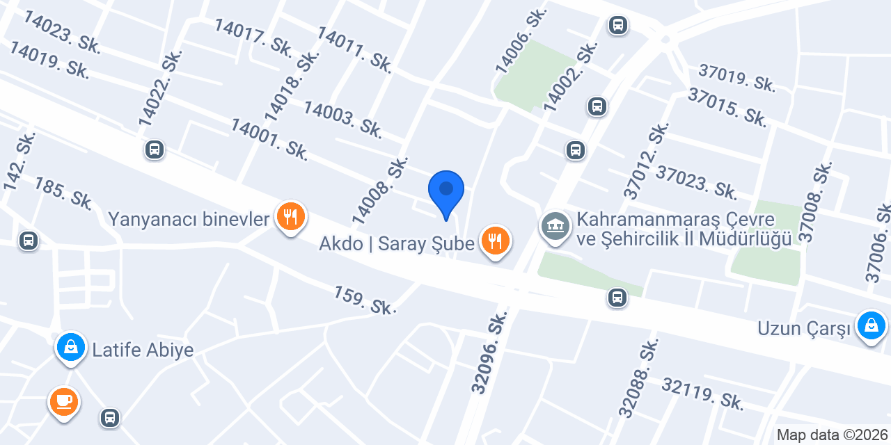 Ulusal Faktoring Kahramanmaraş Şubesi konumu