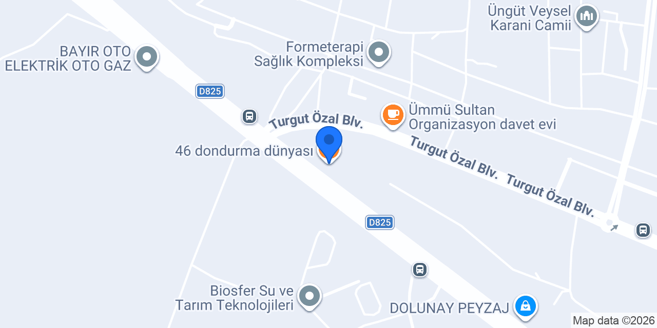 46 dondurma dünyası konumu