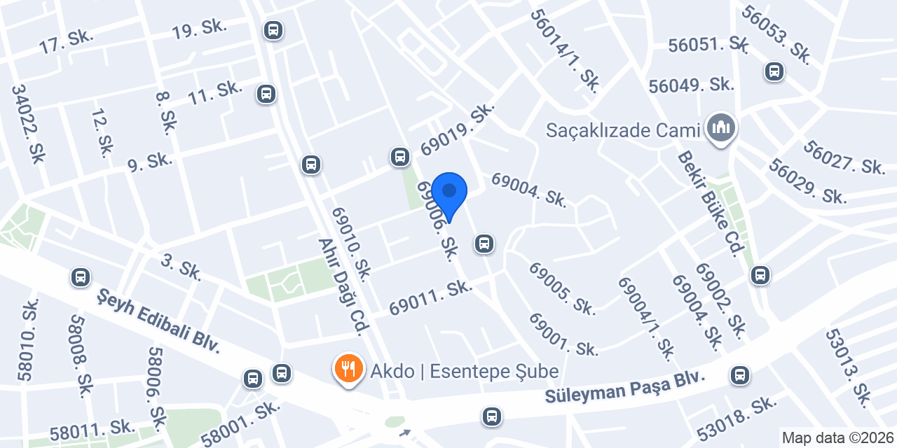 Yüceler Kasaplı Fırın konumu