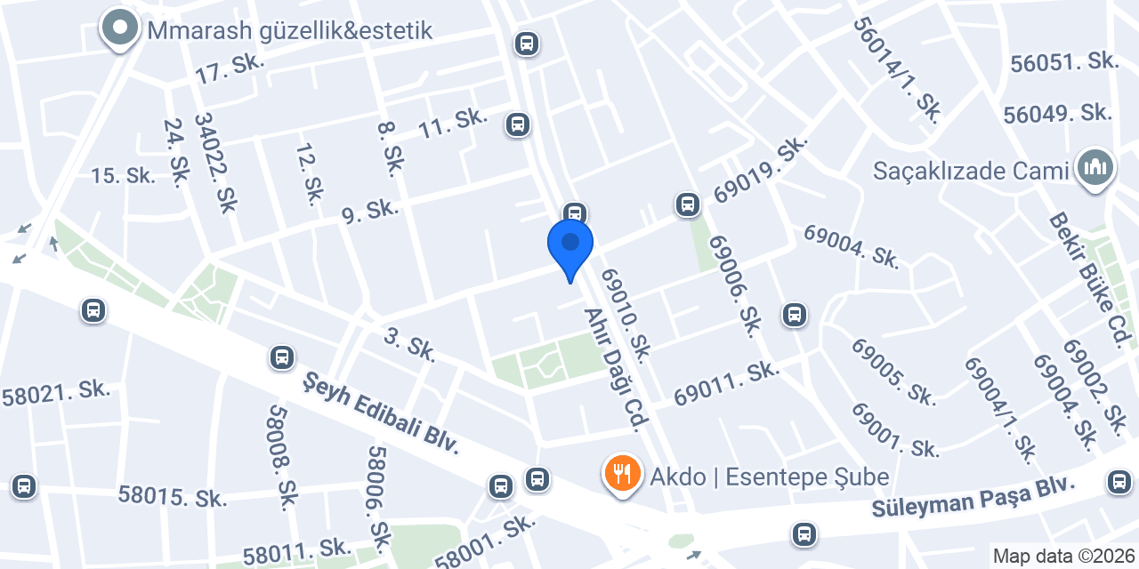Kuaför Soner Aslantürk konumu