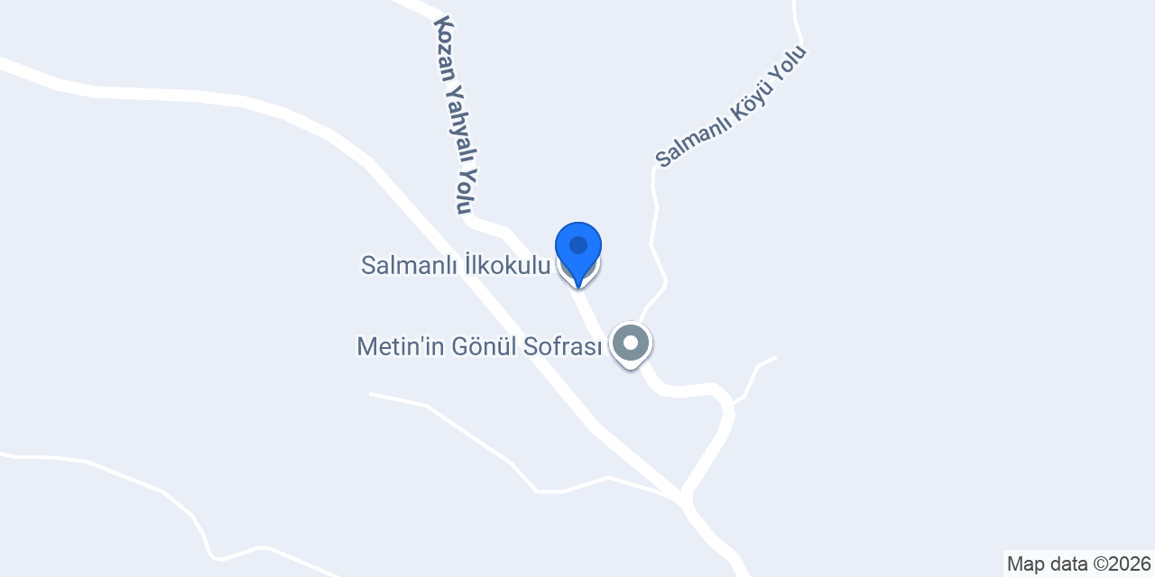 Salmanlı İlkokulu konumu