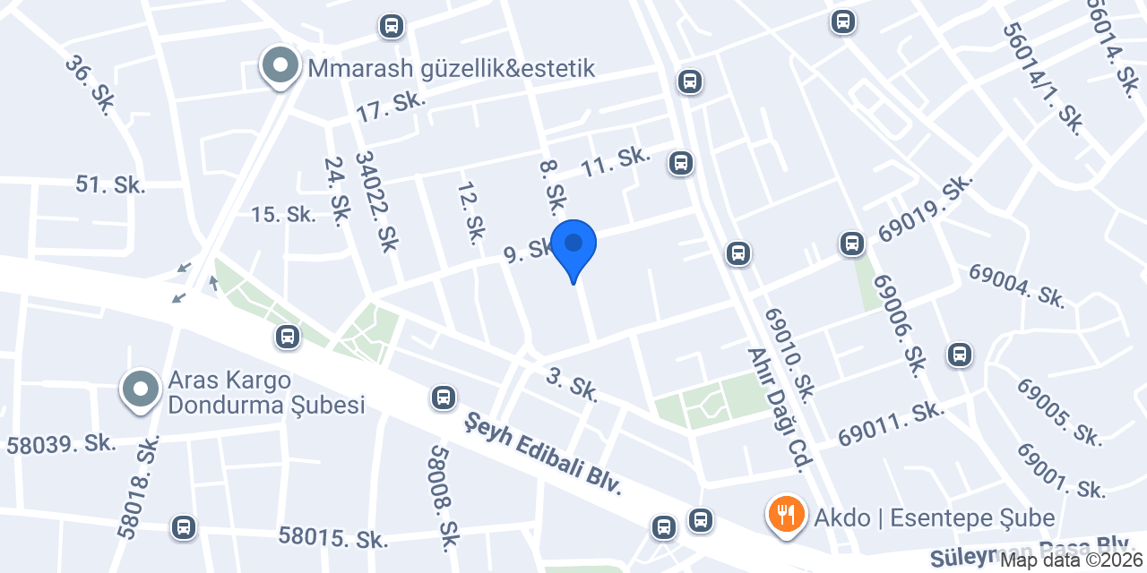 Kapris Bayan Kuaförü konumu