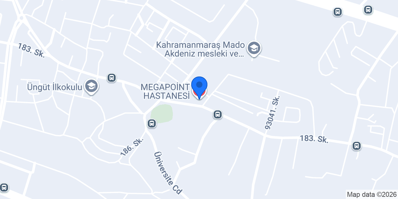 MEGAPOİNT HASTANESİ konumu