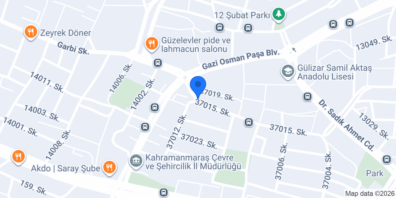 Çınar Terzi konumu