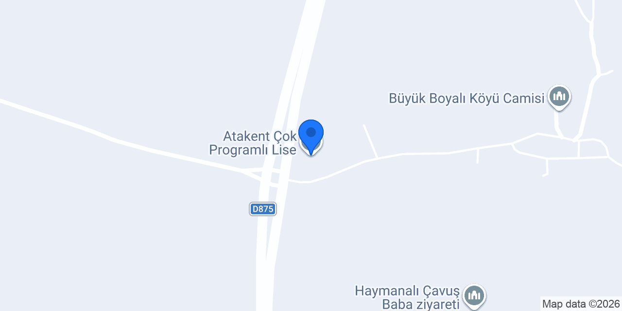 Atakent Çok Programlı Lise konumu