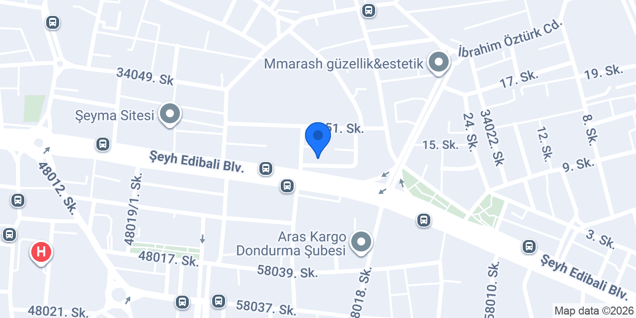 Maraş Disleksi konumu