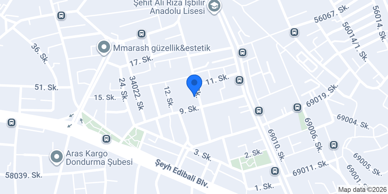 Nuri Pakdil Ortaokulu konumu