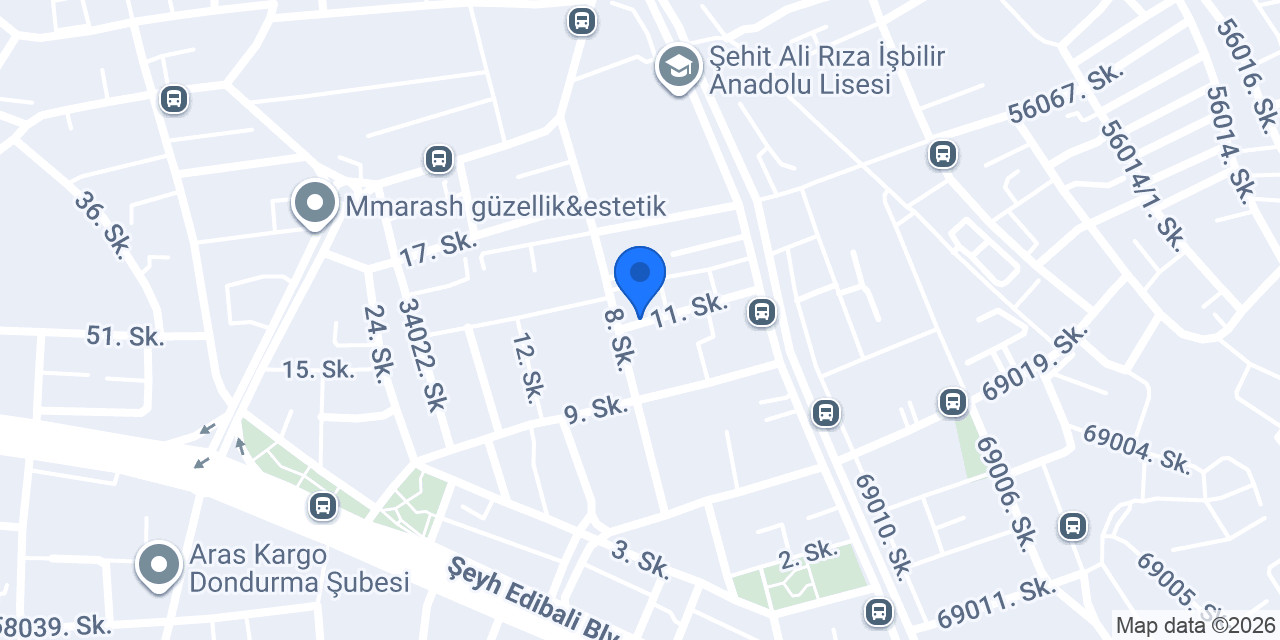 Zahide Apak Sanat Atölyesi konumu
