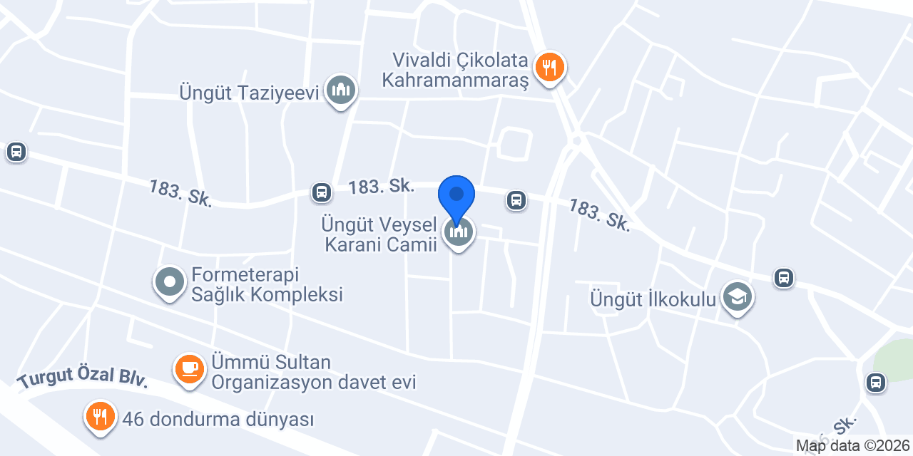 ÜNGÜT İkra Terzi konumu