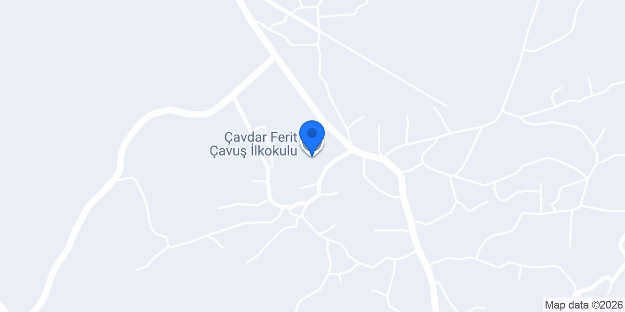 Çavdar Ferit Çavuş İlkokulu konumu