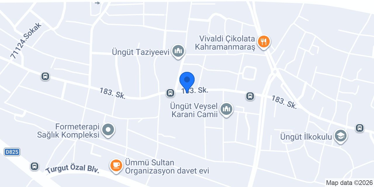 MARA YAPI KAHRAMANMARAŞ konumu