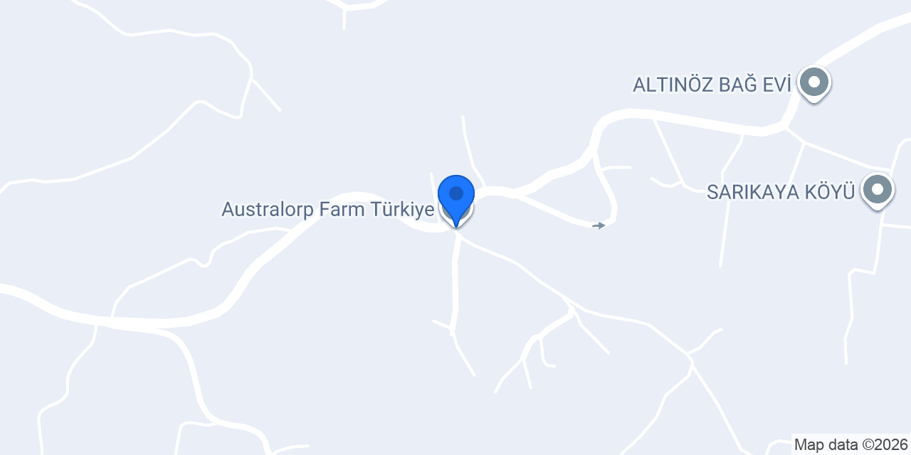 Australorp Farm Türkiye konumu
