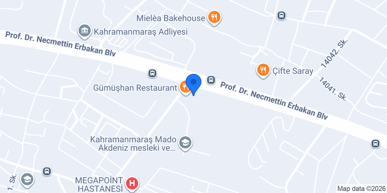 Kahramanmaraş Barosu konumu