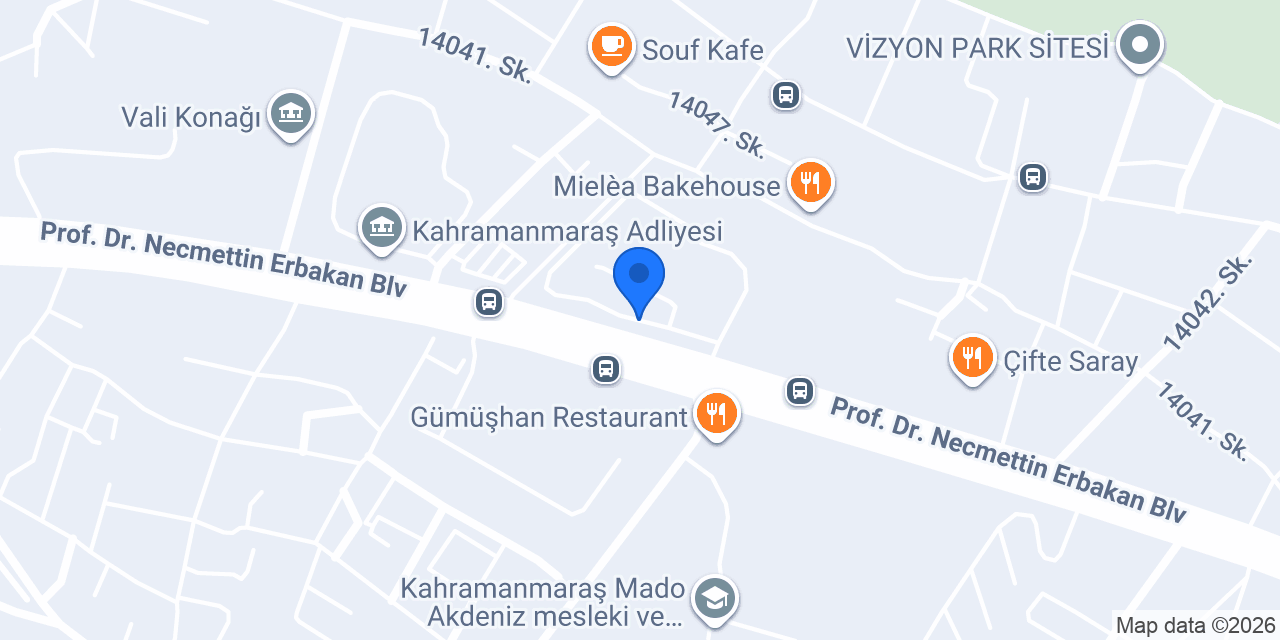 ING - Kahramanmaraş Şubesi konumu