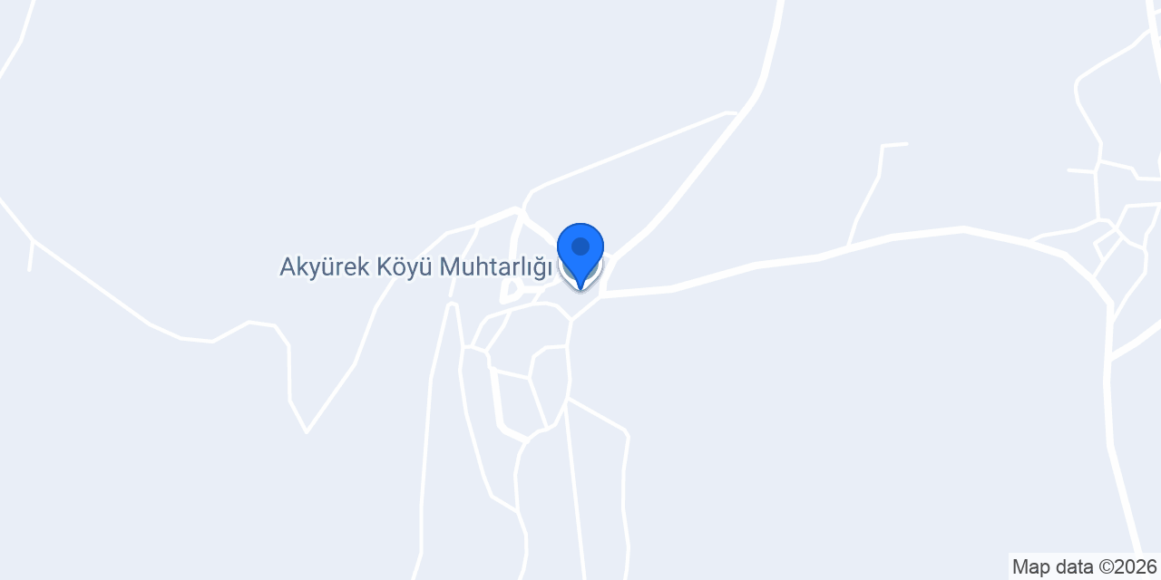 Akyürek Köyü Muhtarlığı konumu