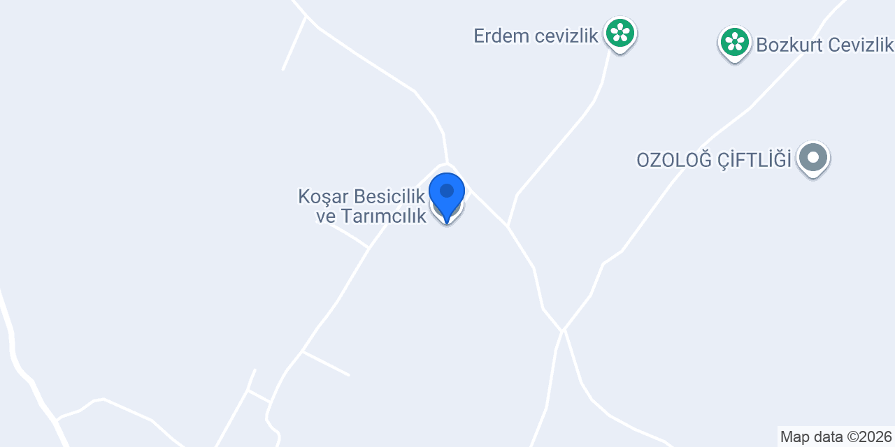 Koşar Besicilik ve Tarımcılık konumu