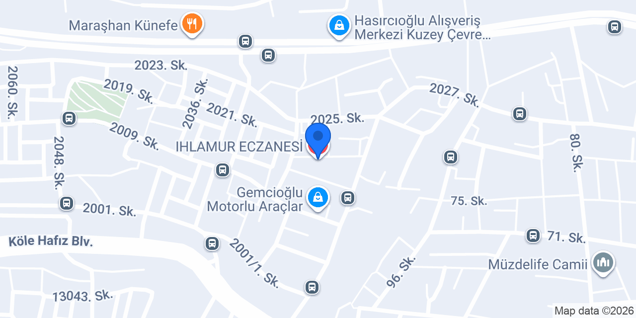 IHLAMUR ECZANESİ konumu
