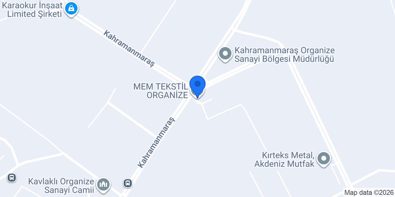 MEM TEKSTİL ORGANİZE konumu