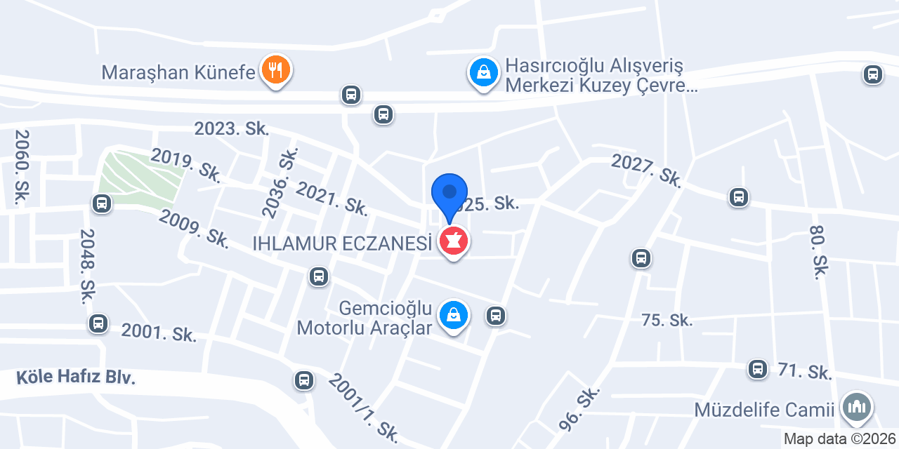 ONİKİŞUBAT İLÇE SAĞLIK MÜDÜRLÜĞÜ konumu