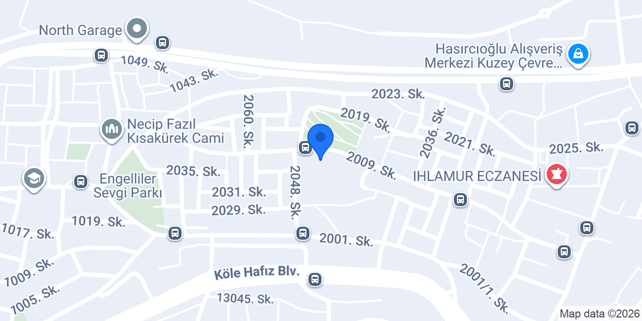 Binevler Ortaokulu konumu