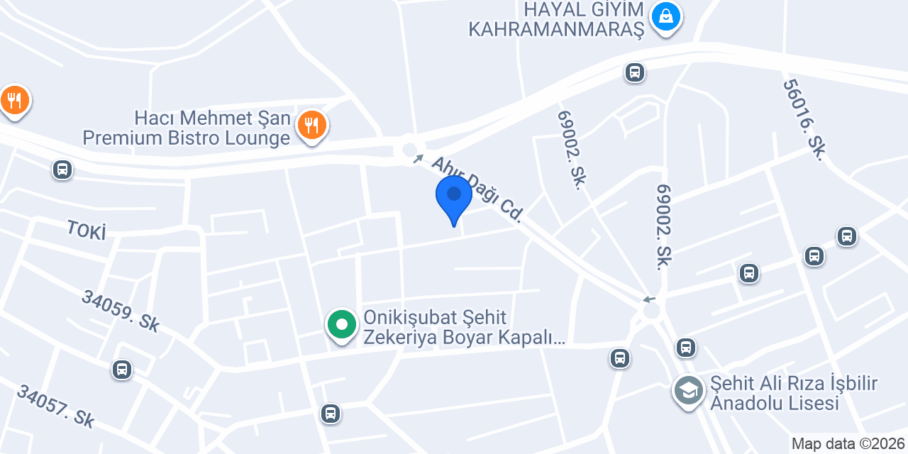 Pide ve Lahmacun Fırını konumu