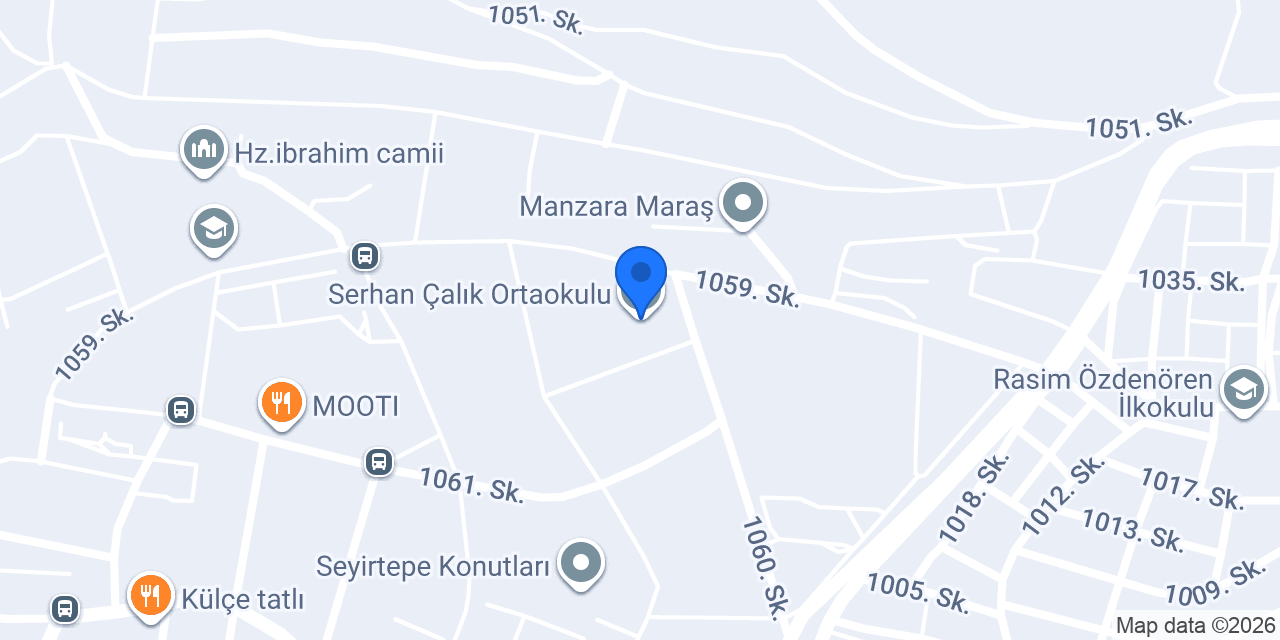 Serhan Çalık Ortaokulu konumu