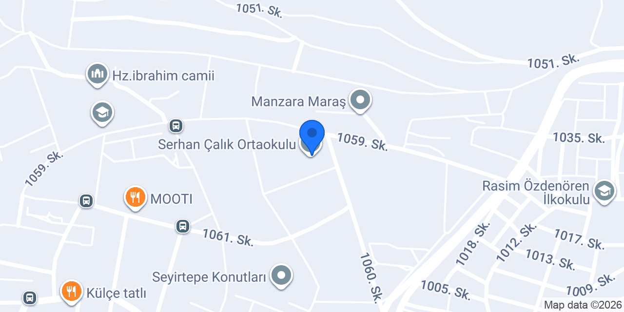 Buhara Döner Üniversite Şubesi konumu